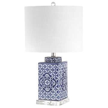Choi 23" Chinoiserie LED Table Lamp - JONATHAN Y